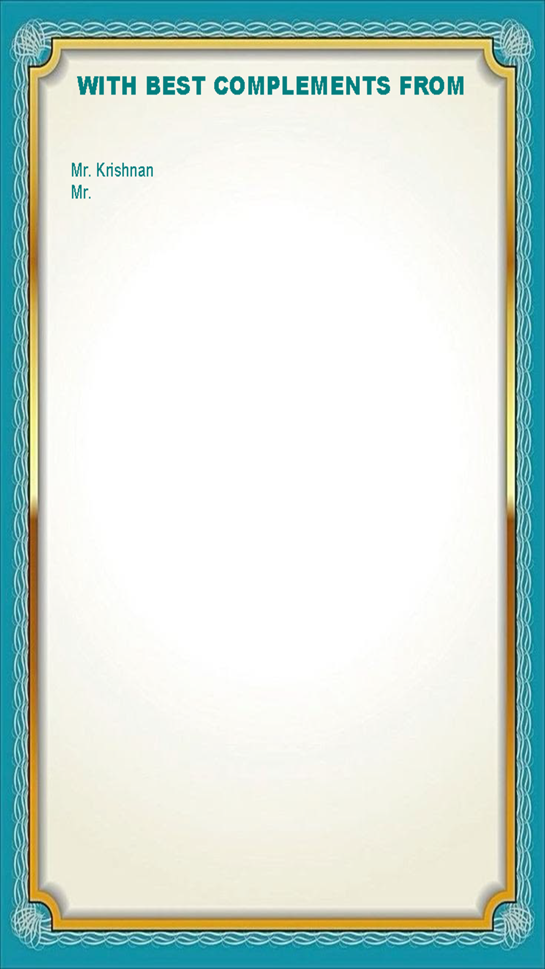 Closing Compliments Canvas